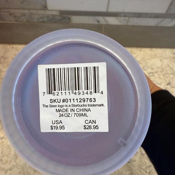 Starbucks‎ Iridescent Unicorn Grid Tumbler 24 oz Venti Cup Spring 2022 - Picture 9 of 9